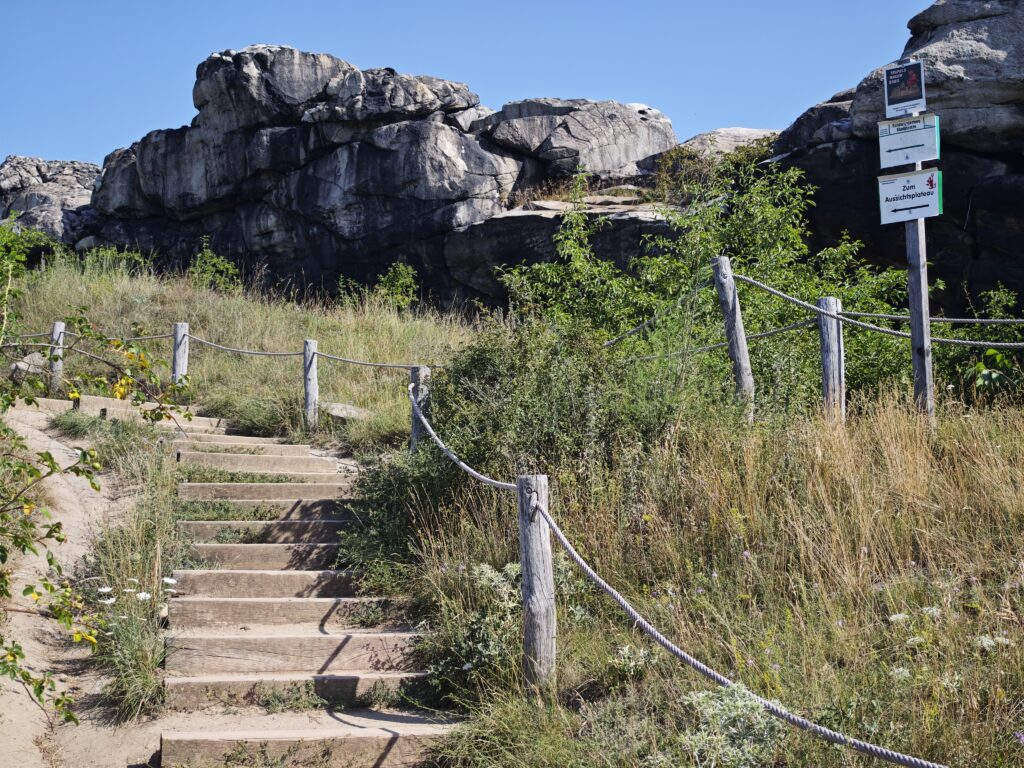 Oben an der Teufelsmauer Königstein
