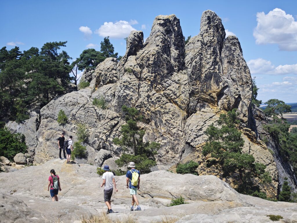 Teufelsmauer Wanderung am Hamburger Wappen